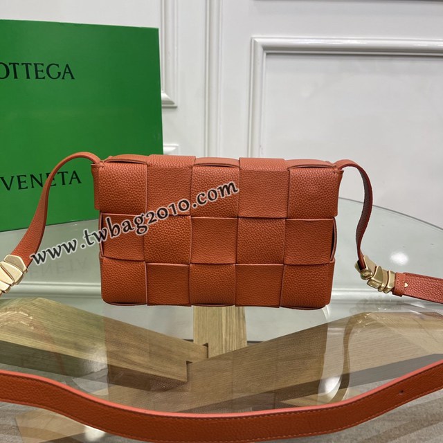 Bottega veneta高端女包 KF0017荔枝紋 寶緹嘉荔枝紋牛皮CASSETTE包包 BV經典款單肩斜挎包  gxz1265